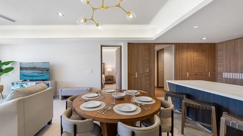 Spacious condo layout.