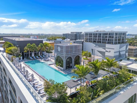Lounge the day away or make a splash at the sparkling rooftop pool​