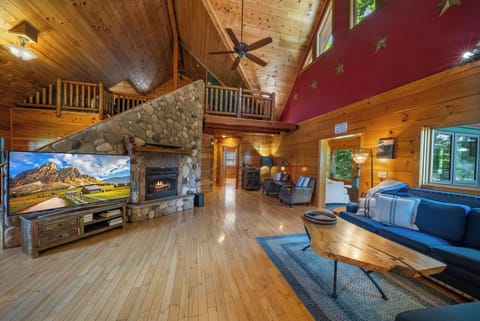 Beautiful Wood Interior, Custom Touches and Gas Fireplace