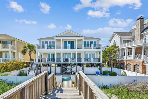 Ocean Front Beach House with Private Beach Access