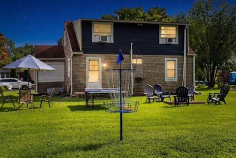 Backyard twilight