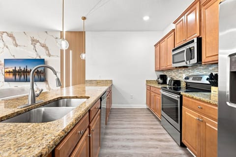Villa (4 Bedrooms) | Private kitchen | Microwave, oven, stovetop, dishwasher