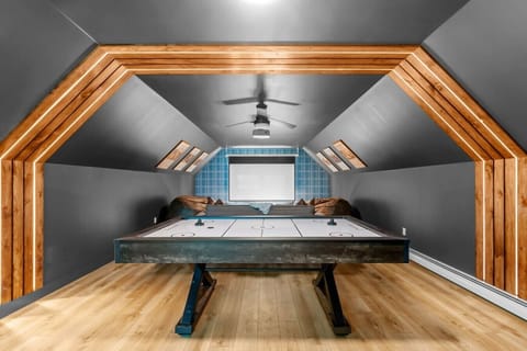 Hours of fun await in the dedicated game room.