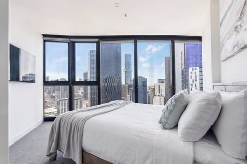 Rest comfortably in the primary bedroom with a queen bed, private ensuite, and plenty of air and natural light.