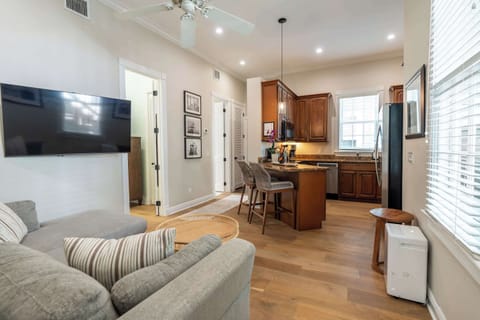 Luxury Living Area with Smart TV and Roku Guest Mode