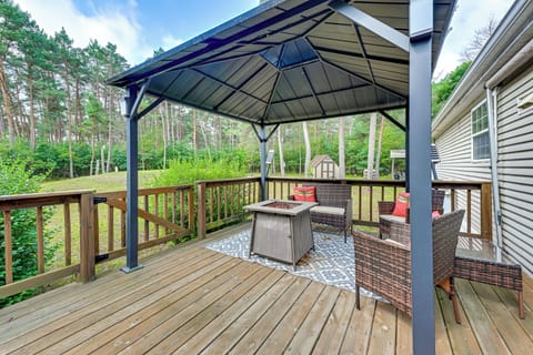 Hancock Vacation Rental | 3BR | 2BA | 1,400 Sq Ft | Stairs Required