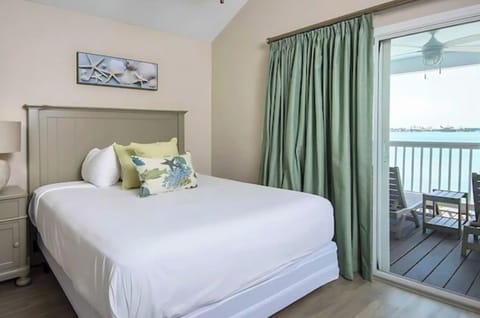 Drift off to calm water views just beyond the balcony.