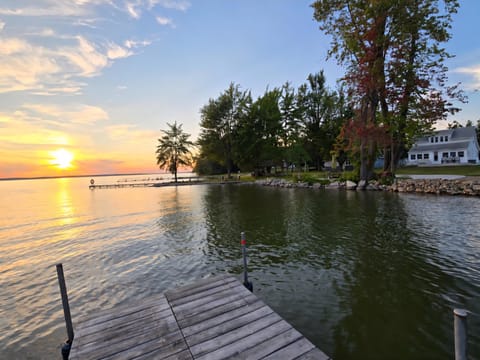 Sunset at the cottage.