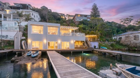 Take in the water views from the heart of the home