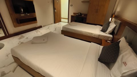 Executive Double or Twin Room, City View | Desk, laptop workspace, WiFi (free)