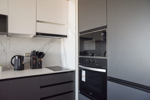 Standard Apartment, Balcony, City View | Private kitchen