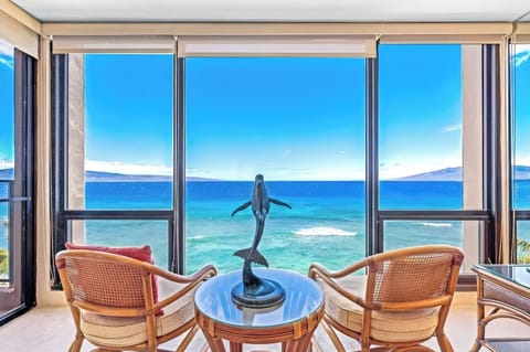 Sip your morning coffee and enjoy endless ocean views from the comfort of the living room  MAH-814