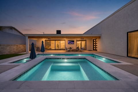 Unwind by the sparkling pool and enjoy the perfect blend of indoor comfort and outdoor living.