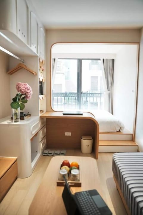 Basic Double Room, Balcony, City View | In-room safe, desk, laptop workspace, soundproofing