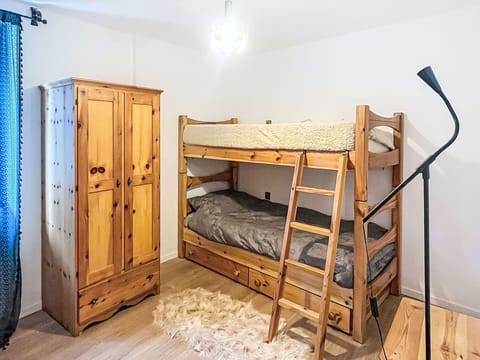 Furniture, Wood, Flooring, Floor, Bed, Interior Design, Bedroom, Room, Bunk Bed, Wood Flooring