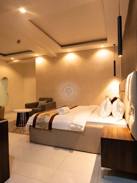 Economy Apartment, Balcony, City View | In-room safe, desk, laptop workspace, blackout drapes