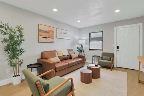 Sink into comfort — your stylish home base after a day exploring Columbus