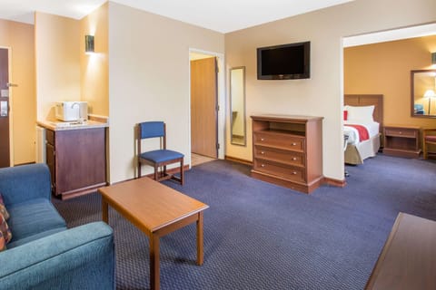 In-room safe, desk, iron/ironing board, free cribs/infant beds