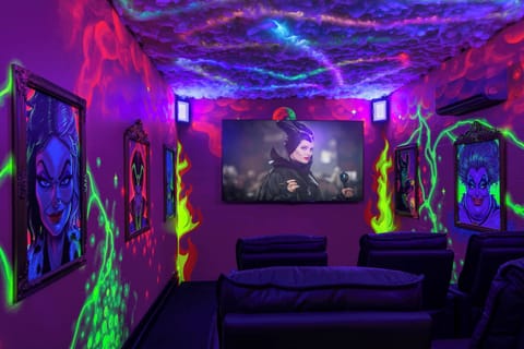 Choose a family favorite or discover something new as everyone settles into their own comfortable theater seat. The dazzling neon surroundings add extra magic to every movie, making nights at home just as exciting as days spent exploring.
