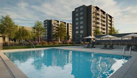 Seasonal outdoor pool