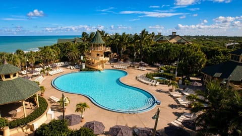 Feature Pool • Mickey-Shaped Pool & Pirate’s Plunge Slide
