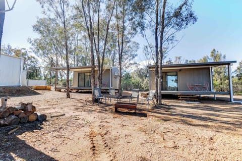 Cabins Exterior + Firepit 