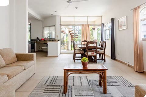 Living and dining area