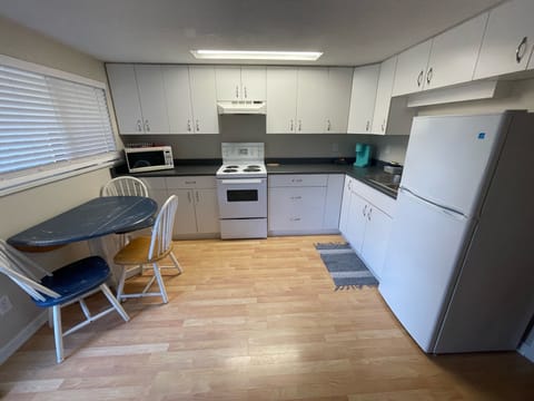 Spirit Cottage (No Pets) | Private kitchen | Full-size fridge, microwave, coffee/tea maker, electric kettle