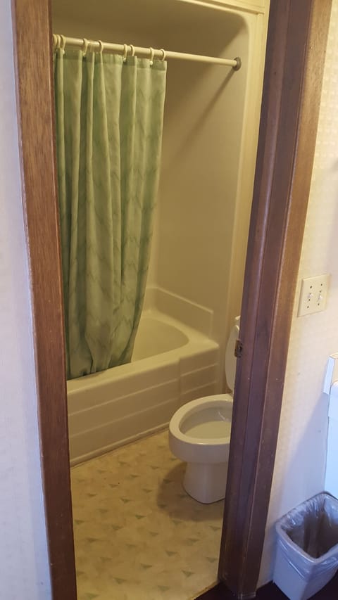 Standard Double Room, 2 Full Beds, Pool Access | Bathroom | Free toiletries, hair dryer, towels