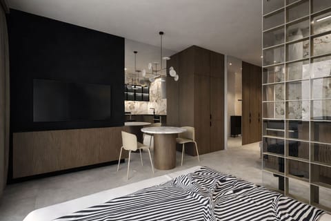 Blackout drapes, iron/ironing board, cribs (surcharge), WiFi (free)