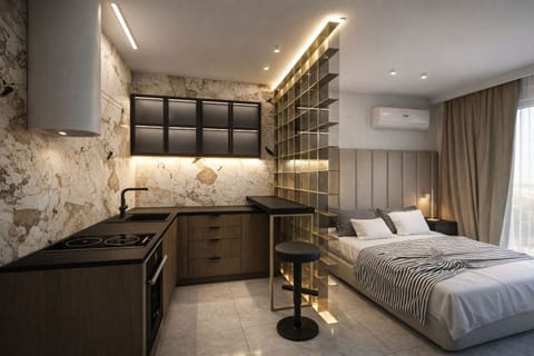 Deluxe Apartment | Blackout drapes, iron/ironing board, cribs (surcharge), WiFi (free)
