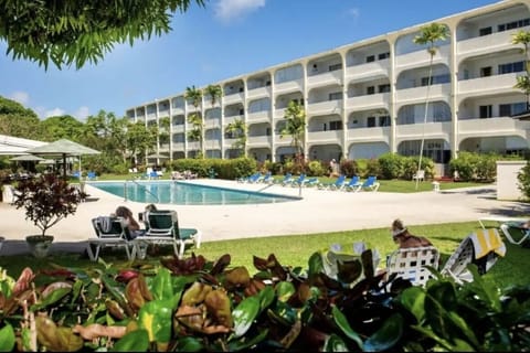 Golden View pool and gardens