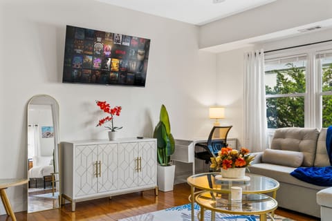Stream your favorite shows and unwind after a full day at the beach.