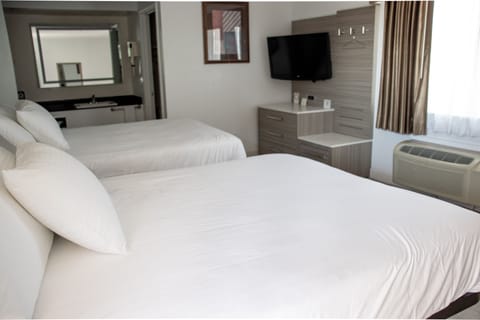 Standard Double Room, 2 Queen Beds | Premium bedding, pillowtop beds, blackout drapes, free WiFi