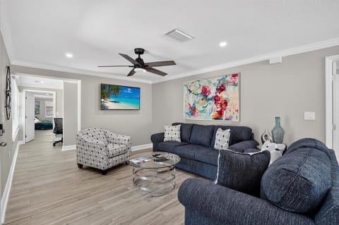 Living room with TV
