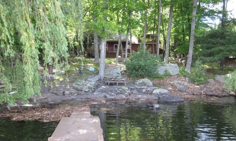 Dock looking back at house