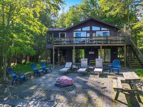 View from outside patio/lake