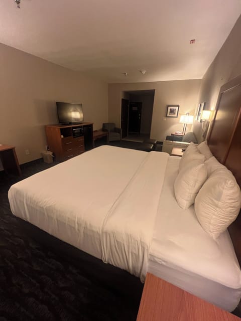 Room, 1 Queen Bed, Non Smoking | Desk, blackout drapes, iron/ironing board, free cribs/infant beds