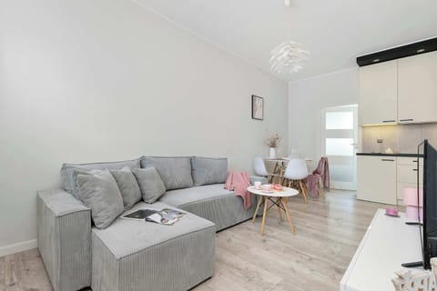 Relax in the stylish living room with a comfortable sofa and modern decor.