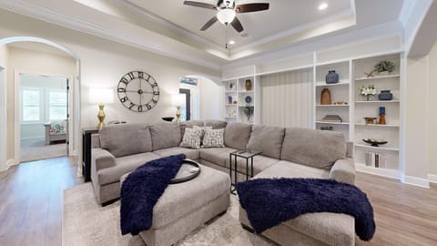 Living room with a Smart TV
