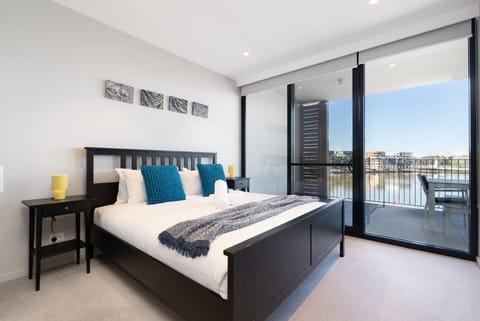 Retreat to this beautifully presented bedroom, featuring a comfortable bed and calming surroundings for a restful night`s sleep.