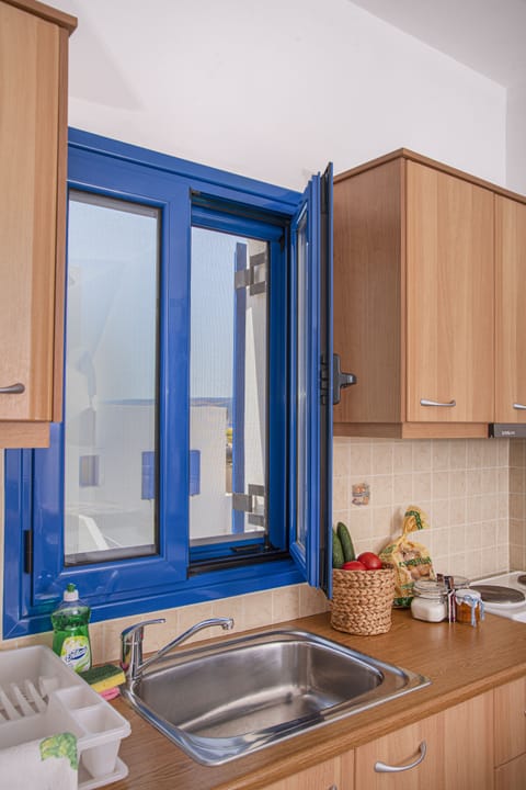 Apartment, Balcony | Private kitchen | Fridge, oven, stovetop, coffee/tea maker