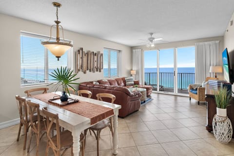 Welcome to Majestic Sun A701 - This 7th Floor, Corner-Unit Condo offers expansive views from multiple angles of sugary white sands and crystal clear waters of the Emerald Coast!