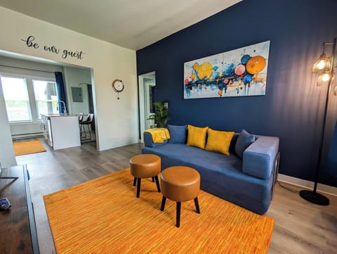 Great place to chill out. Couch converts to a nice space to relax
