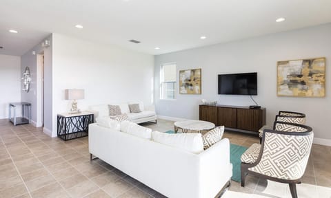 House, Multiple Beds, Pool View (EC165 - The Playful Villa - WEL) | Living area