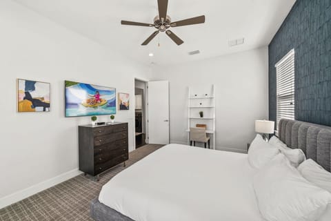 House, Multiple Beds, Pool View (W389 - The Marvelously Mod Villa) | 7 bedrooms, individually decorated, individually furnished, bed sheets