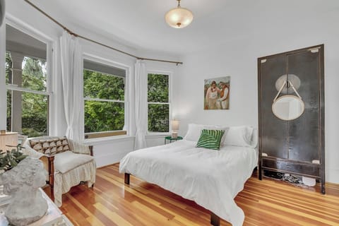 First Bedroom with outdoor views