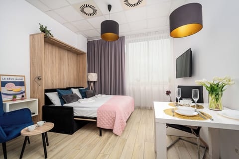 Apartament (208) | Living area | 32-inch flat-screen TV with digital channels
