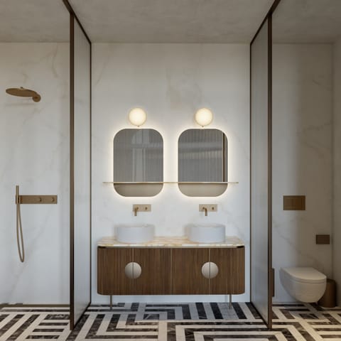 Free toiletries, hair dryer, bathrobes, slippers