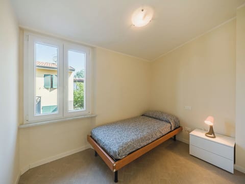 Bedroom, Interior Design, Bed, Ceiling, Floor, Apartment, Bed Sheet, Flooring, Home, Bed Frame